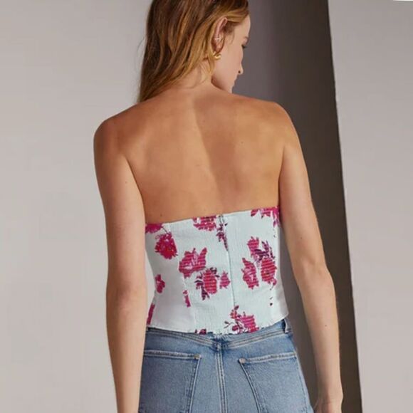NWT FAVORITE DAUGHTER THE LANAI TOP Summer Peony size 12 - Picture 6 of 10